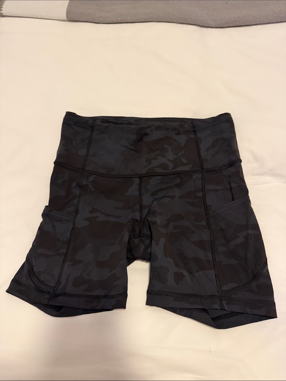 lululemon athletica Black Camo High-Rise running Shorts